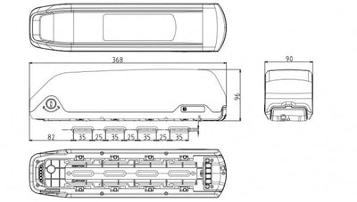 Batterie au lithium-ion Reention 36V DP-5